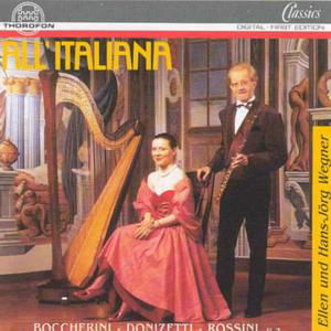Boccherini / Mercadante / Donizetti / Rossini · Works for Flute & Harp (CD) (1995)
