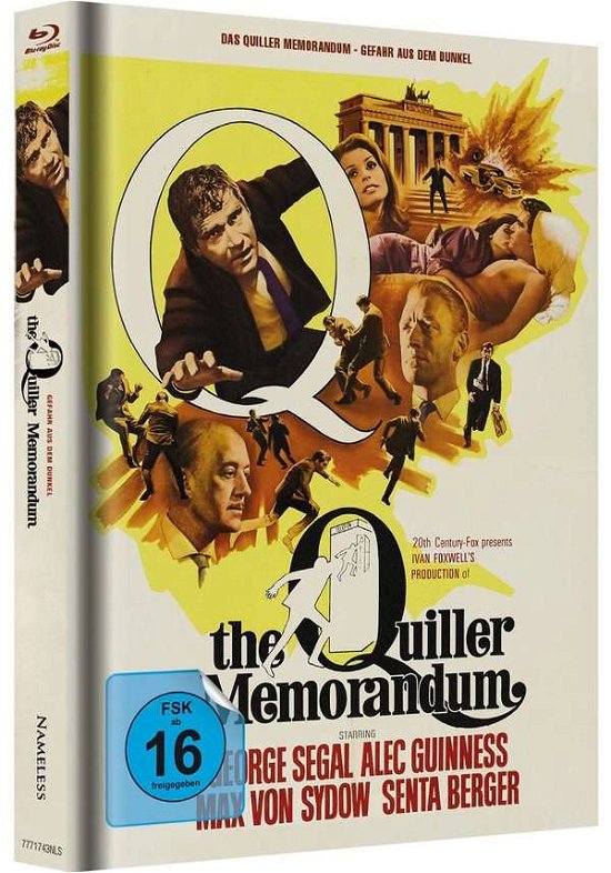 Cover for Segalgeorge / guinnessalec / sydowmax Von/+ · The Quiller Memorandum Mediabook Ltd. (Blu-ray) (2019)