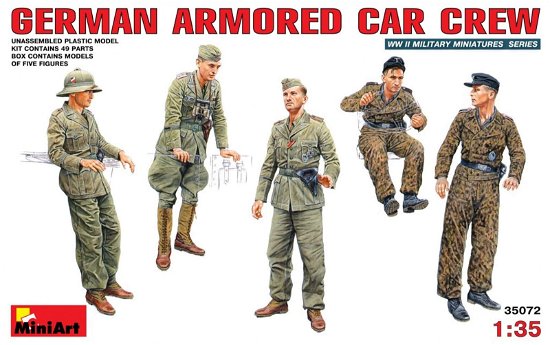Cover for MiniArt · German Armoured Car Crew (Toys)