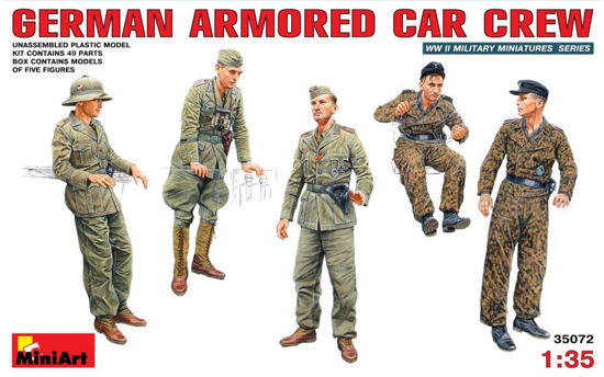 German Armoured Car Crew - MiniArt - Gadżety - Miniarts - 4820041101438 - 