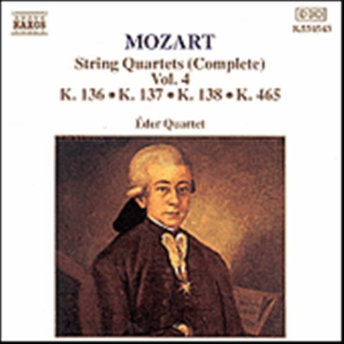 MOZART: String Quartets Vol.4 - Eder-quartett - Musiikki - Naxos - 4891030505438 - maanantai 5. huhtikuuta 1993