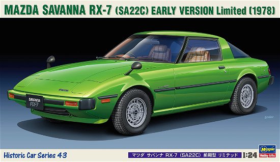 Cover for Hasegawa · 1/24 Mazda Savanna Rx-7 Sa22C Early Version 1978 Hc43 (Leksaker)