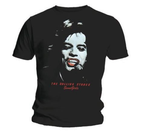 Cover for The Rolling Stones · Lipstick Black (T-shirt) [size L] (2011)