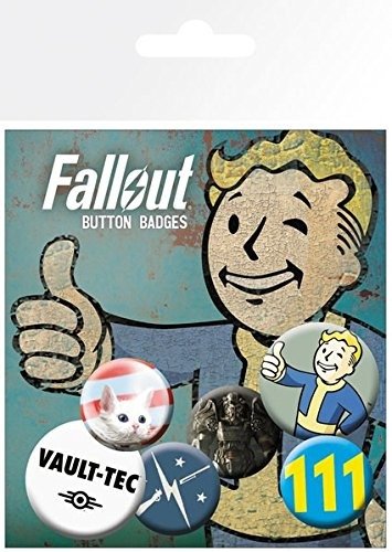 Fallout 4 Mix Badge Pcks - Fallout 4 - Merchandise - FALLOUT 4 - 5028486347438 - 19. mars 2022