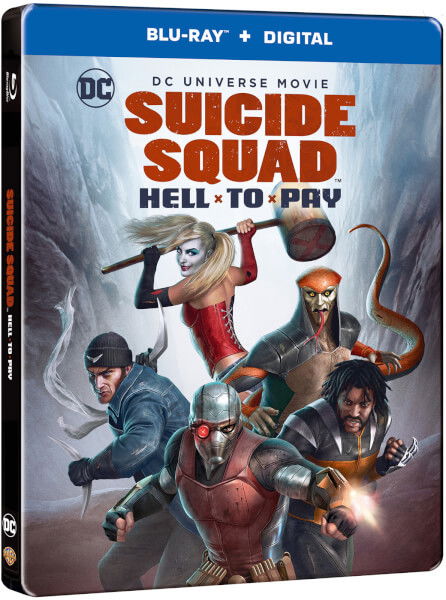 Cover for Suicide Squad: Hell to Pay - S · Suicide Squad - Hell To Pay Limited Edition Steelbook (Blu-ray) [Steelbook edition] (2024)