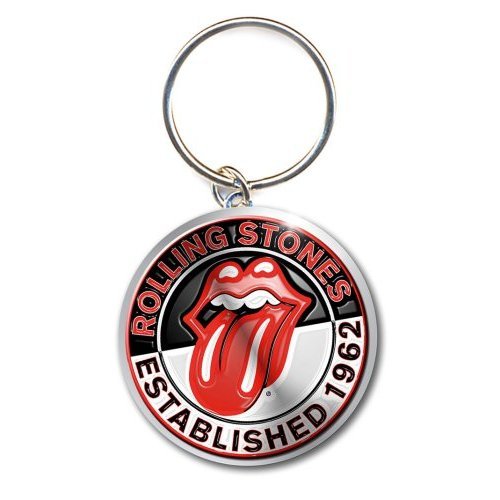 Rolling Stones - Est 1962 Keyring - - No Manufacturer - - Merchandise - Bravado - 5055295352438 - October 24, 2014