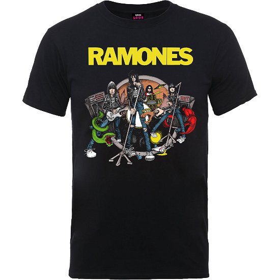 Ramones Unisex T-Shirt: Road to Ruin - Ramones - Fanituote - Merch Traffic - 5056170623438 - 