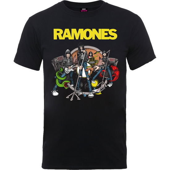 Ramones Unisex T-Shirt: Road to Ruin - Ramones - Merchandise - Merch Traffic - 5056170623438 - 