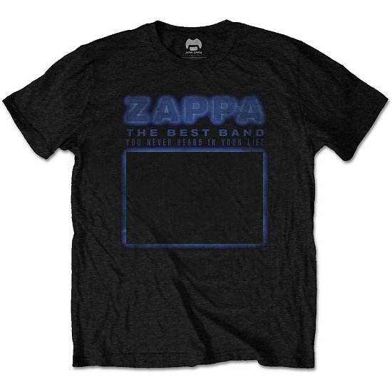 Frank Zappa Unisex T-Shirt: Never Heard - Frank Zappa - Gadżety - MERCHANDISE - 5056170694438 - 19 grudnia 2019