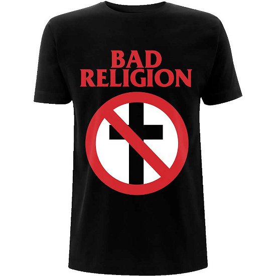 Bad Religion Unisex T-Shirt: Classic Buster Cross - Bad Religion - Koopwaar -  - 5056187748438 - 