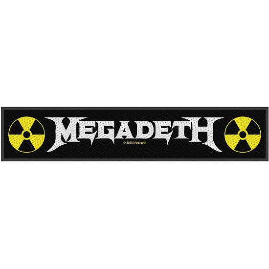 Cover for Megadeth · Megadeth Super Strip Patch: Logo (Loose) (Patch)