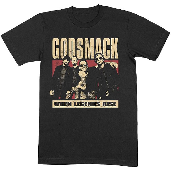 Godsmack Unisex T-Shirt: Legends Photo - Godsmack - Gadżety -  - 5056368695438 - 
