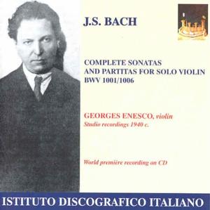 Cover for Bach,j.s. / Enescu · Violin Sons (CD) (1999)