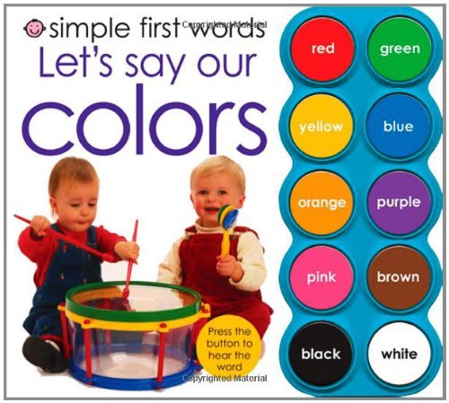 Cover for Roger Priddy · Simple First Words Let's Say Our Colors - Simple First Words (Board book) [Ina Brdbk edition] (2009)