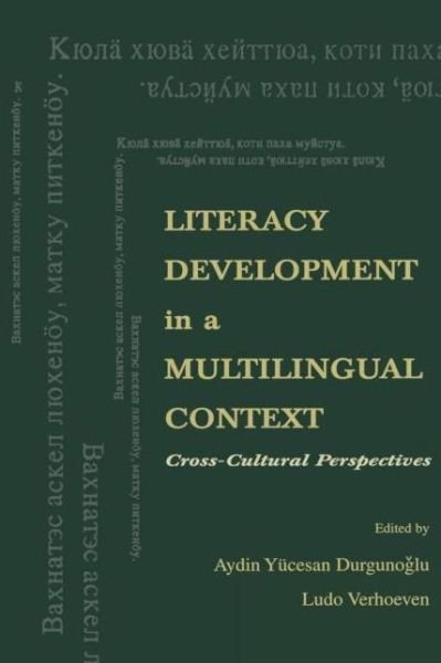 Cover for Aydin Y Durgunoglu · Literacy Development in A Multilingual Context: Cross-cultural Perspectives (Pocketbok) (1998)
