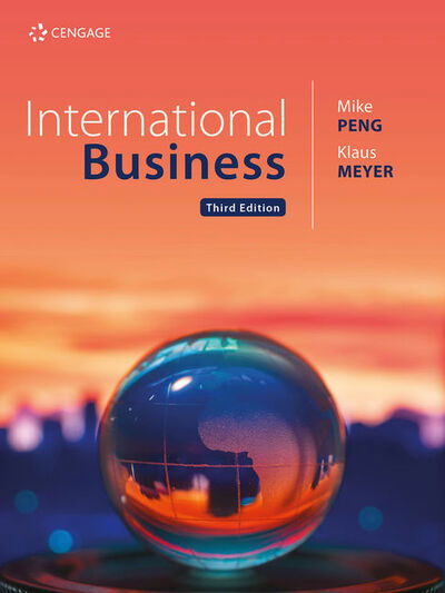 Cover for Peng, Mike (University of Texas at Dallas) · International Business (Paperback Book) (2019)