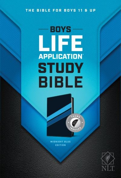Cover for Tyndale · NLT Boys Life Application Study Bible, TuTone (Imiteret Læderbog) (2021)