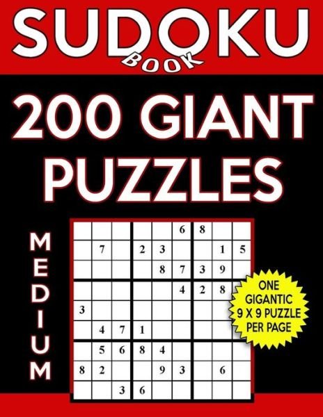Cover for Sudoku Book · Sudoku Book 200 Medium Giant Puzzles (Taschenbuch) (2017)