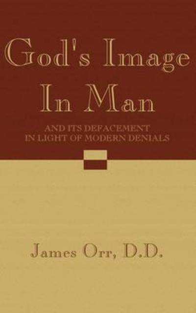Cover for James Orr · God¹s Image in Man (Pocketbok) (1997)