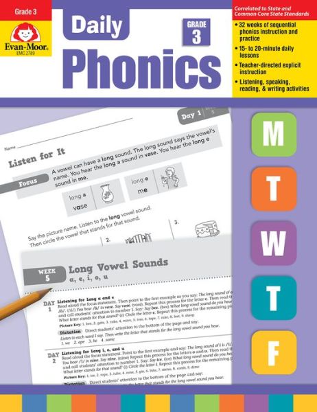 Cover for Joy Evans · Daily Phonics, Grade 3 (Paperback Book) (2012)