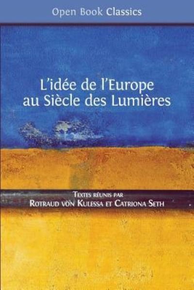 Cover for Rotraud Von Kulessa · L'Id e de l'Europe (Pocketbok) (2017)