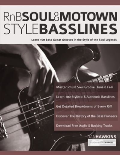 Cover for Dan Hawkins · RnB, Soul &amp; Motown Style Basslines (Paperback Book) (2021)