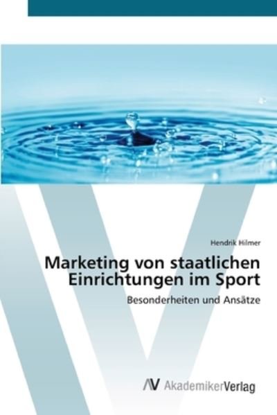 Cover for Hilmer · Marketing von staatlichen Einric (Bok) (2012)