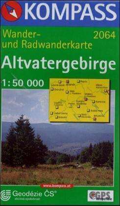 Cover for Mair-Dumont / Kompass · Altvatergebirge (Jeseniky), Kompass Wander- u. Radwanderkarte 2064 (Book)