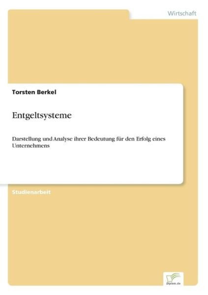 Cover for Berkel · Entgeltsysteme (Bog) (2015)