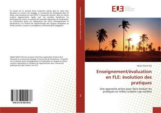 Cover for Dia · Enseignement / évaluation en FLE: évo (Buch)