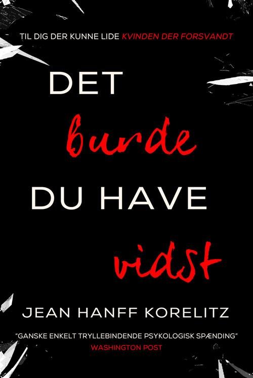 Cover for Jean Hanff Korelitz · Det burde du have vidst (Bound Book) [1er édition] (2015)