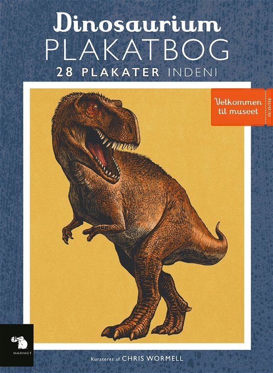 Cover for Chris Wormell · Velkommen til museet: Dinosaurium Plakatbog (Gebundenes Buch) [1. Ausgabe] (2024)