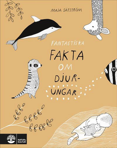 Cover for Maja Säfström · Fantastiska fakta om djurungar (Gebundesens Buch) (2019)