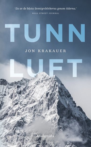 Cover for Jon Krakauer · Tunn luft (Paperback Book) (2021)