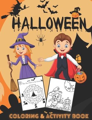 Cover for Rainbow Books · Halloween Coloring &amp; Activity Book (Paperback Book) (2020)