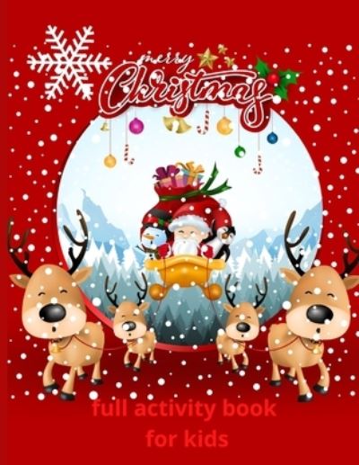 Cover for Aneta Atena · Merry Christmas full activity book for kids (Taschenbuch) (2020)