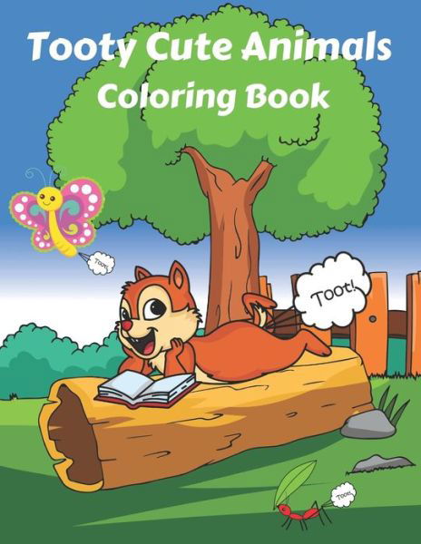 Cover for Aunt Kitty Press · Tooty Cute Animals Coloring Book (Pocketbok) (2020)