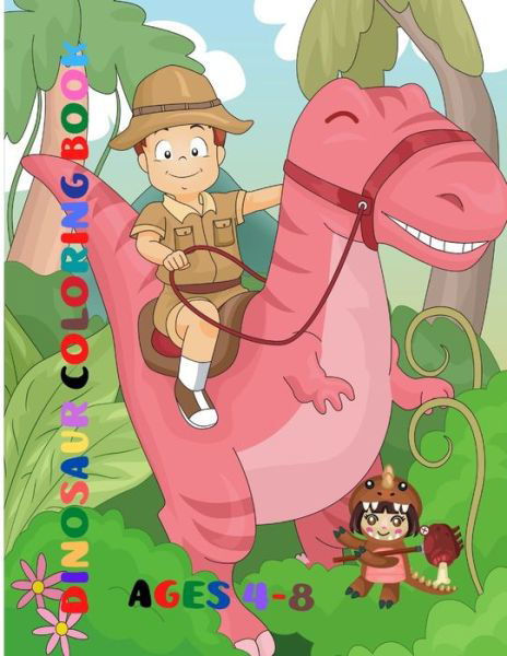 Cover for Mk El Nadi · Dinosaur Coloring Book (Paperback Book) (2020)