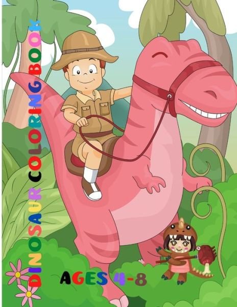 Cover for Mk El Nadi · Dinosaur Coloring Book (Taschenbuch) (2020)