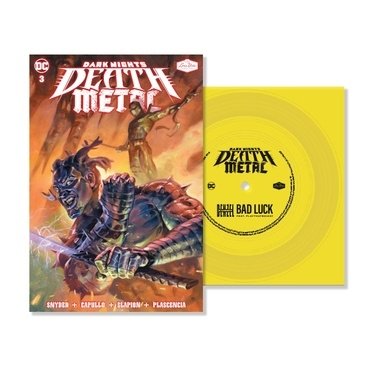 Cover for Denzel Curry · Dark Nights: Death Metal #3 Soundtrack Special Edition Flexi Single - Bad Luck (Indie Lp) (7&quot;) [Dc - Dark Nights: Death Metal edition] (2021)