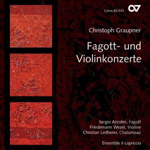 Cover for Graupner / Azzolini / Ens Il Capriccio / Wezel · Fagott: Und Violinkonzerte - Ctos Bassoon &amp; Violin (CD) (2011)