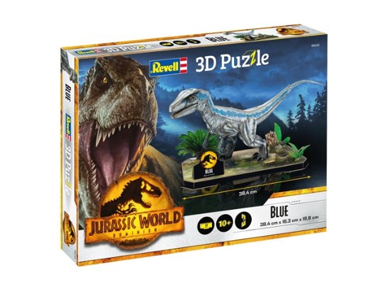 Jurassic World - Blue 3D Jigsaw Puzzle - Jurassic World - Brætspil - JURASSIC WORLD - 4009803002439 - 20. juni 2022