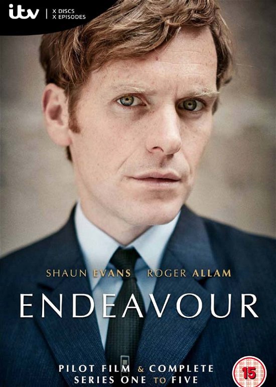Cover for Endeavour - Series 1-5 · Endeavour Series 1 - 5 (DVD) (2018)