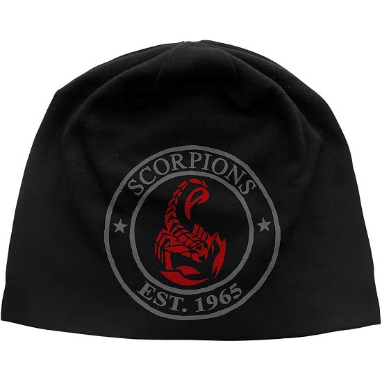 Scorpions Unisex Beanie Hat: Est. 1965 - Scorpions - Merchandise -  - 5055339794439 - 