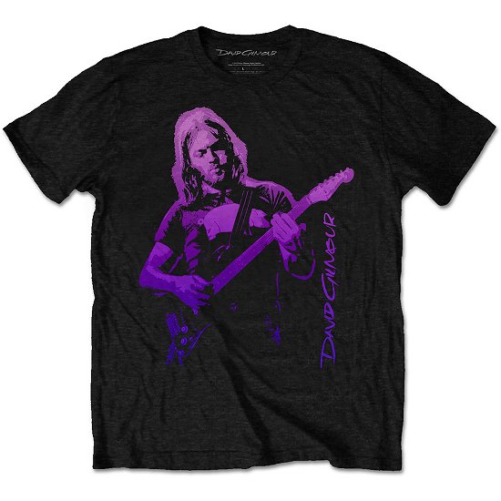 Cover for David Gilmour · David Gilmour Unisex T-Shirt: Pig Gradient (T-shirt) [size M] [Black - Unisex edition]