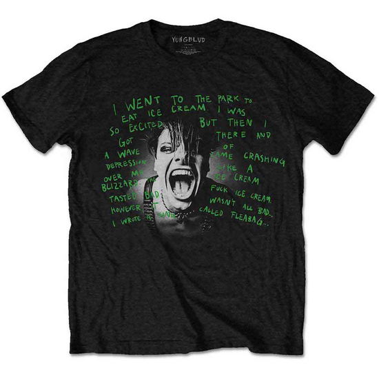 Yungblud Unisex T-Shirt: Lyric Photo - Yungblud - Merchandise -  - 5056561031439 - 