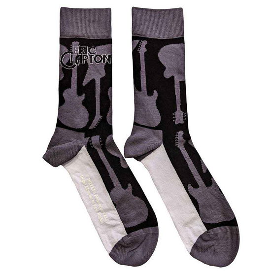 Cover for Eric Clapton · Eric Clapton Unisex Ankle Socks: Guitars (Grey) (UK Size 7 - 11) (CLOTHES) [size M] (2022)