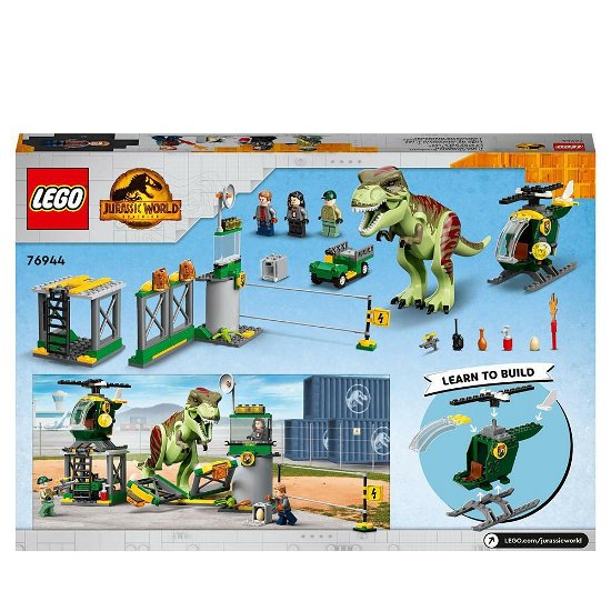Cover for Lego · Lego Jurassic 76944 T-Rex Dinosaurus Ontsnapping (Legetøj)