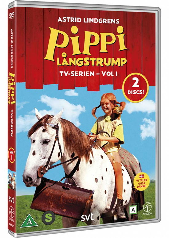 Cover for Astrid Lindgren · Pippi Långstrump - Tv-serie Svt (1969) 2 (DVD) (2019)