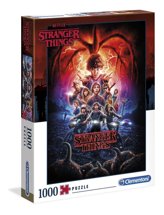 Cover for Clementoni · Puslespil Stranger Things 2020 - 2, 1000 brikker (Jigsaw Puzzle) (2023)